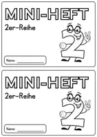 Vorschau - Arbeitsblätter - Einmaleins Miniheft: 2er Reihe (Mathe Klasse 2) - Seite 2