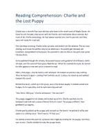 Vorschau - Arbeitsblätter - Lesekompetenz Englisch – Charlie and the Lost Puppy (Klasse 5, Lesetext & Aufgaben) - Seite 1