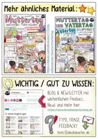 Vorschau - Mal- und Bastelvorlagen - 3D Karte zum Mutter- & Vatertag – Ausmalen, Falten & Verschenken - Seite 1