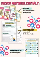 Vorschau - Arbeitsblätter - Klassenchat | Regeln | Arbeitsblätter | Merkblatt - Seite 1