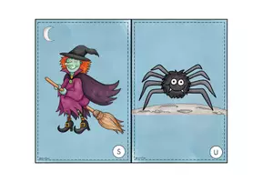 Vorschau - Arbeitsblätter - Lesespaziergang Halloween Grusel | Klasse 3 + 4 - Seite 3