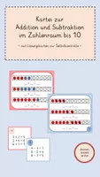 Vorschau - Arbeitsblätter - Kartei zum Rechnen im Zahlenraum bis 10 - Deckblatt