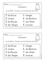 Vorschau - Arbeitsblätter - Wendediktate Klasse 1 bis zum nk - für Flex und Flora - Seite 3