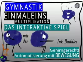 Vorschau - Stundenentwürfe - Bewegtes Kopfrechnen: Gymnastik - 1x1 Multiplikation - Seite 2