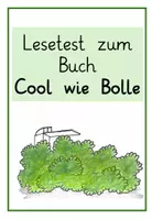 Vorschau - Fördermaterial/Inklusion - "Cool wie Bolle" differenzierte Überprüfung zum Leseverständnis für den GU - Deckblatt