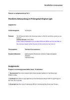 Vorschau - Test - Abiturprüfung Englisch, mündliche Prüfung, American Dream, immigration, discrimination, LGBTQ, mit EWH - Seite 1