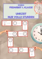 Vorschau - Stundenentwürfe - Materialpaket UHRZEIT 1.Klasse (PPT, Freiarbeitsmaterial, Arbeitsblätter,..) - Seite 1
