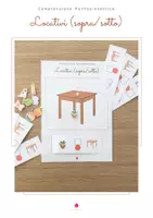 anteprima - Altro tipo di materiale - CAA - morfosintassi locativi sopra/sotto - Pagina di copertina