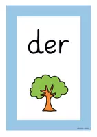 Vorschau - Arbeitsblätter - Best. Artikel: der, die und das (Merkposter, Wort-Bild-Karten, Arbeitsblatt) (Kl. 1) - Seite 2