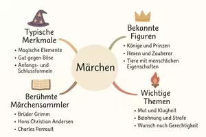 Vorschau - Arbeitsblätter - Arbeitsblatt "Märchen" + Onlineübung & MP3 + Mindmap + Infografik - Seite 3