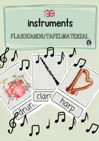 Vorschau - Präsentationen/Tafelbilder - Musical instruments - Flashcards/Tafelmaterial - Deckblatt