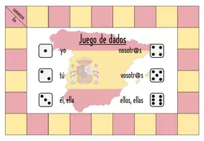 Vorschau - Spiele - Juego de dados: Spielfeld (verbos) - Seite 3