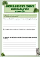 Vorschau - Arbeitsblätter - Gemäßigte Zone - Ein Klimadiagramm auswerten - Seite 3