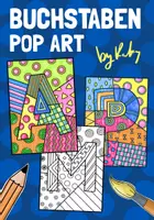Vorschau - Mal- und Bastelvorlagen - Buchstaben Pop Art zum Weiter und Ausmalen ✍🏻 Kunst für den Schulstart - Deckblatt