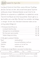 Vorschau - Arbeitsblätter - Lesetext: Ein Tag im Zoo (Lesezeit) - Seite 3