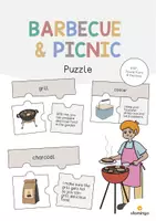 Vorschau - Stationenlernen - Barbecue & Picnic: Puzzle (Englisch) - Deckblatt