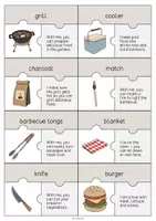Vorschau - Stationenlernen - Barbecue & Picnic: Puzzle (Englisch) - Seite 2