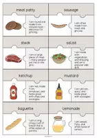 Vorschau - Stationenlernen - Barbecue & Picnic: Puzzle (Englisch) - Seite 3