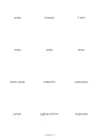 Vorschau - Mal- und Bastelvorlagen - Clothes / Kleidung: Vocabulary Cards (Vokabelkarten für den Englischunterricht) - Seite 3