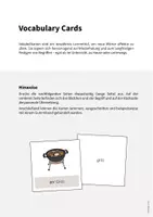 Vorschau - Mal- und Bastelvorlagen - Barbecue & Picnic: Vocabulary Cards (Englisch) - Seite 1