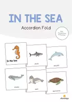 Vorschau - Mal- und Bastelvorlagen - In the Sea: Accordion Fold (Englisch) - Deckblatt