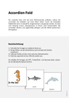 Vorschau - Mal- und Bastelvorlagen - In the Sea: Accordion Fold (Englisch) - Seite 1
