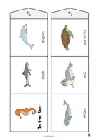 Vorschau - Mal- und Bastelvorlagen - In the Sea: Accordion Fold (Englisch) - Seite 3