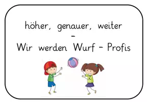 Vorschau - Präsentationen/Tafelbilder - Sport: Werfen in Klasse 1 Transparenz - Seite 2