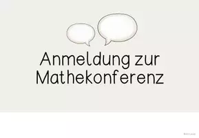 Vorschau - Anderer Materialtyp - Mathekonferenz Moderationsfächer - Seite 1