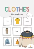 Vorschau - Spiele - Clothes / Kleidung: Memo Game (Spiel für den Englischunterricht) - Deckblatt