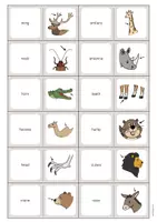 Vorschau - Stationenlernen - Animal Body Parts: Domino (Englisch) - Seite 3
