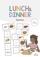 Vorschau - Stationenlernen - Lunch & Dinner: Domino (Englisch) - Deckblatt