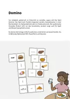 Vorschau - Stationenlernen - Lunch & Dinner: Domino (Englisch) - Seite 1