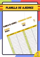 Vista previa - Para docentes: organización, planificación y formación - Planilla Seguimiento Partida Ajedrez - Portada