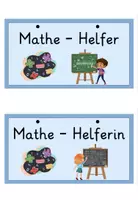 Vorschau - Anderer Materialtyp - Umhängeschilder für den Matheunterricht - Seite 2