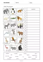 Vorschau - Arbeitsblätter - Zoo Animals: Vocabulary Worksheet 2 (Englisch) - Seite 3