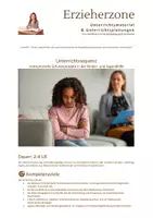 Vorschau - Stundenentwürfe - Institutionelle Schutzkonzepte in der Kinder- und Jugendhilfe, 2-4 UE, Lernfeld 6: „Kinder, Jugendliche und junge Erwachsene bei der Bewältigung besonderer Lebenssituationen unterstützen“ - Deckblatt