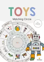 Vorschau - Stationenlernen - Toys: Matching Circle (Englisch) - Deckblatt