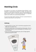 Vorschau - Stationenlernen - Baking: Matching Circle (Englisch) - Seite 1