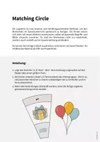 Vorschau - Stationenlernen - Party: Matching Circle (Englisch) - Seite 1