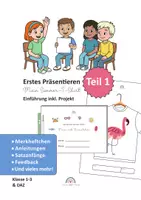 Vorschau - Mal- und Bastelvorlagen - Erstes Präsentieren ab Kl.1-2 | Einstieg - Deckblatt