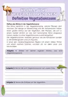 Vorschau - Arbeitsblätter - Klima- und Vegetationszonen - Definition Vegetationszone - Seite 2