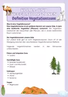Vorschau - Arbeitsblätter - Klima- und Vegetationszonen - Definition Vegetationszone - Seite 3