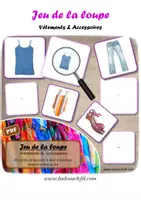 Aperçu - Apprentissages en autonomie - Jeu de la loupe - Vêtements et Accessoires - Page de couverture