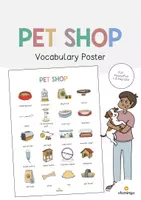 Vorschau - Poster - Pet Shop: Vocabulary Poster (Englisch) - Deckblatt