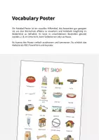 Vorschau - Poster - Pet Shop: Vocabulary Poster (Englisch) - Seite 1