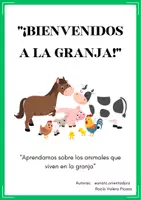 Vista previa - Hojas de trabajo - BIENVENIDOS A LA GRANJA. PARTE 1 - Portada