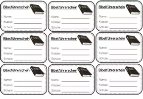 Vorschau - Mal- und Bastelvorlagen - Bibelführerschein - Seite 2