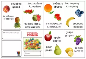 Vorschau - Arbeitsblätter - Faltheft Englisch zum Thema fruit / Obst - Seite 2