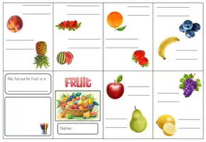 Vorschau - Arbeitsblätter - Faltheft Englisch zum Thema fruit / Obst - Seite 3